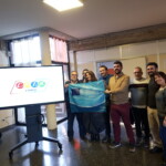 Una foto di gruppo nella sede di Busto Arsizio