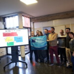 Una foto di gruppo nella sede di Busto Arsizio